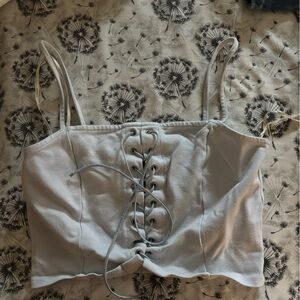 Forever 21 Light Gray blue Top